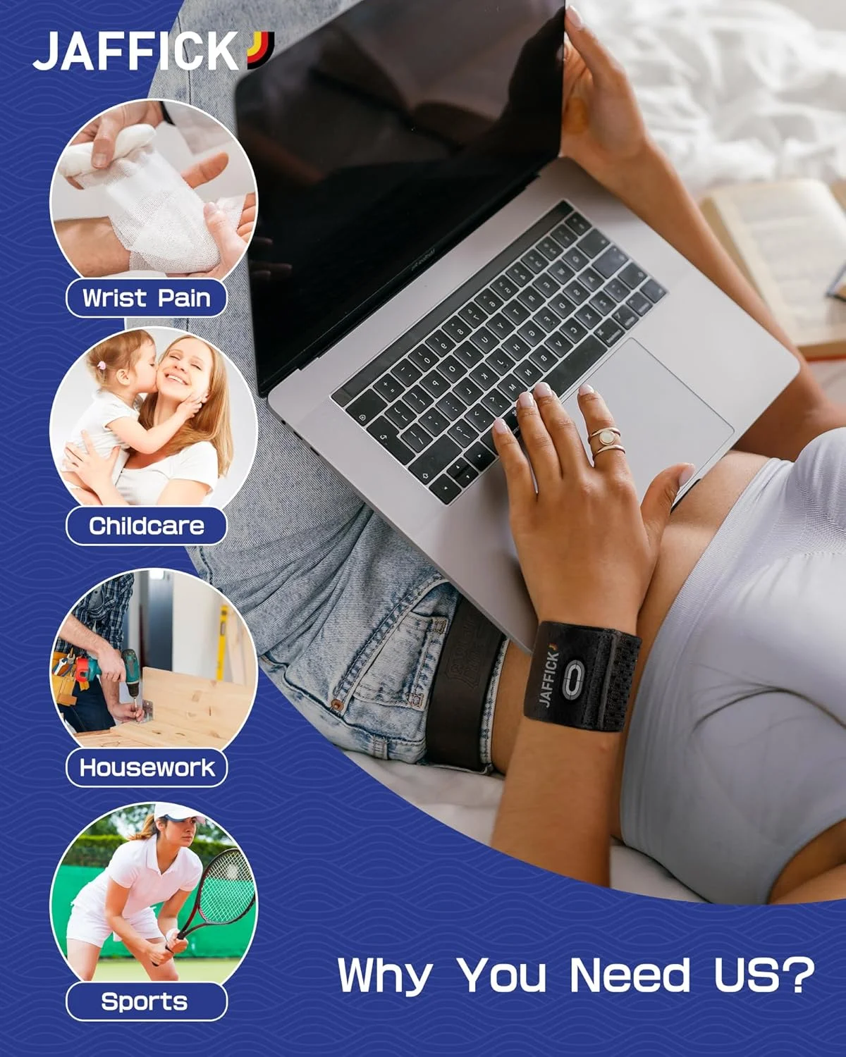 مچ بند جافیک برای تسکین درد تونل کارپال