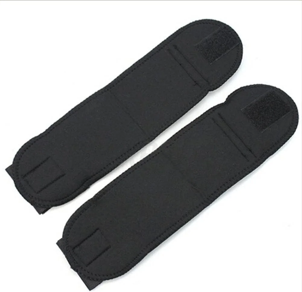 محافظ مچ دست ورزشی قابل تنظیم و تنفسی Domary برای حمایت از عضلات مناسب دویدن، دوچرخه سواری، بسکتبال، والیبال و وزنه برداری - مشکی آبی