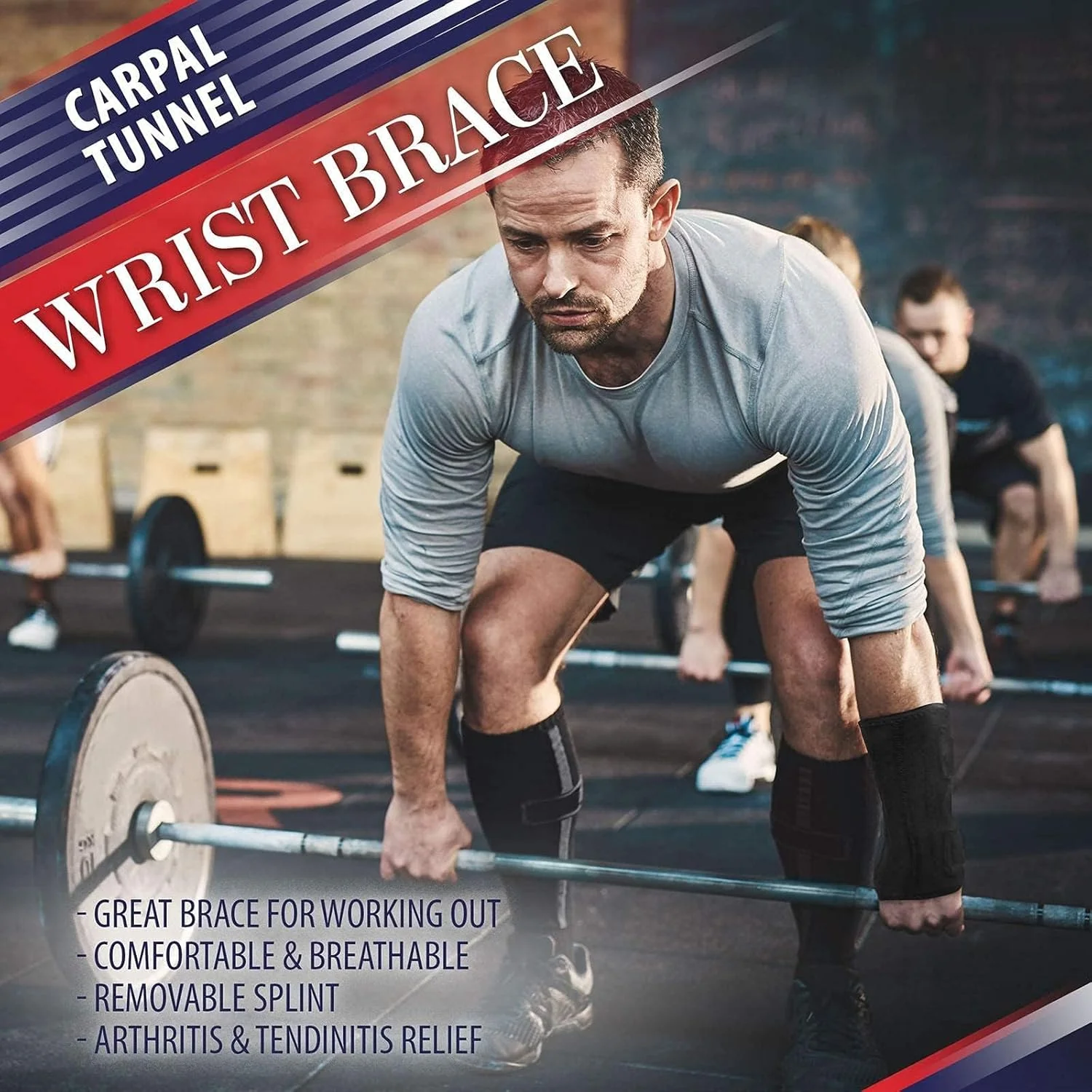 مچ بند طبی تونل کارپال DFDTYCA - تثبیت کننده مچ و بازو و مچ بند دست برای تسکین درد سندرم تونل کارپال (راست)