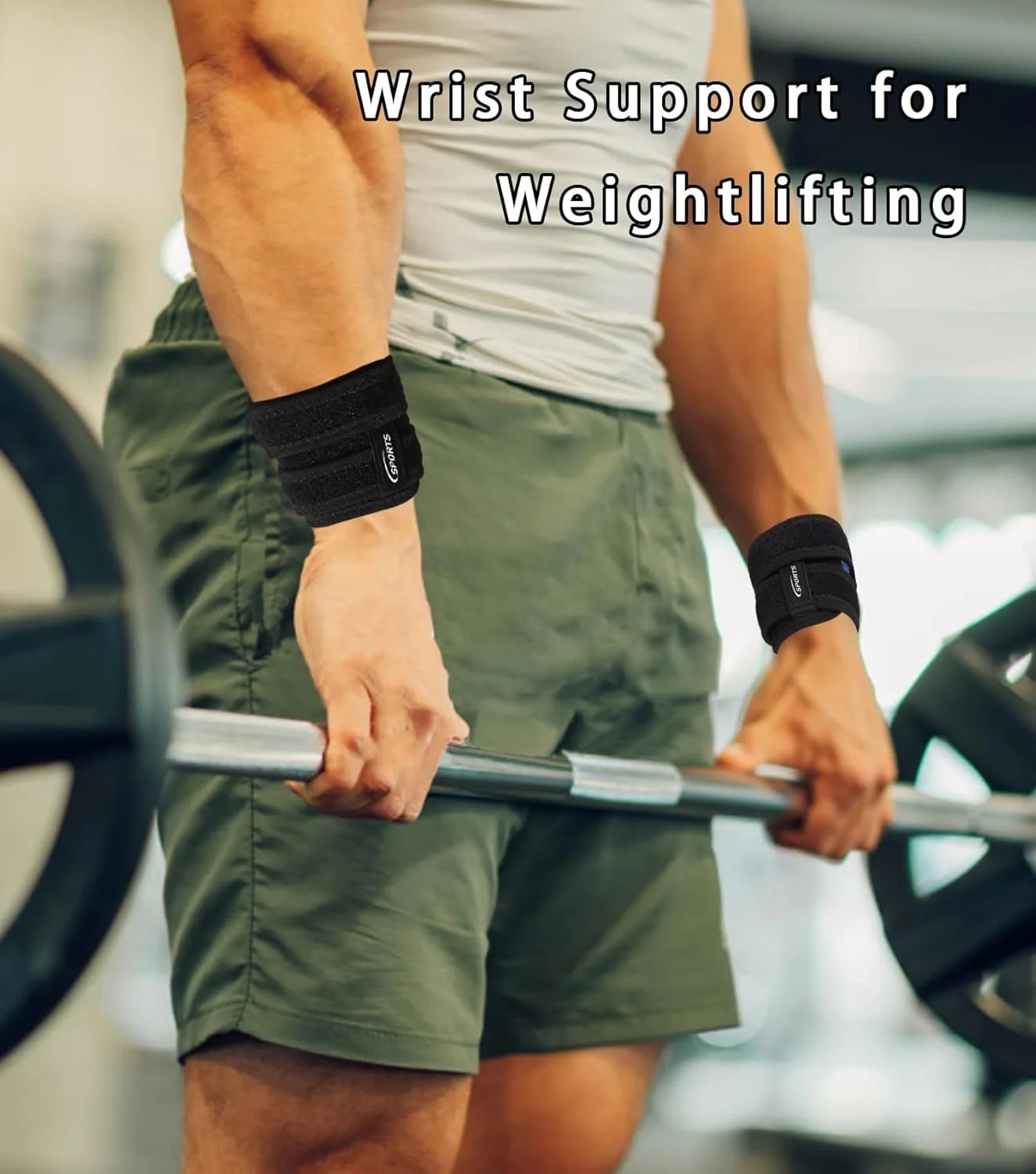 دو عدد مچ بند فشاری، مچ بند برای پارگی TFCC، مچ بند برای تاندونیت، آرتریت تونل کارپال، تسکین درد، مچ بند قابل تنظیم برای ورزش، تناسب اندام، تمرین، وزنه برداری