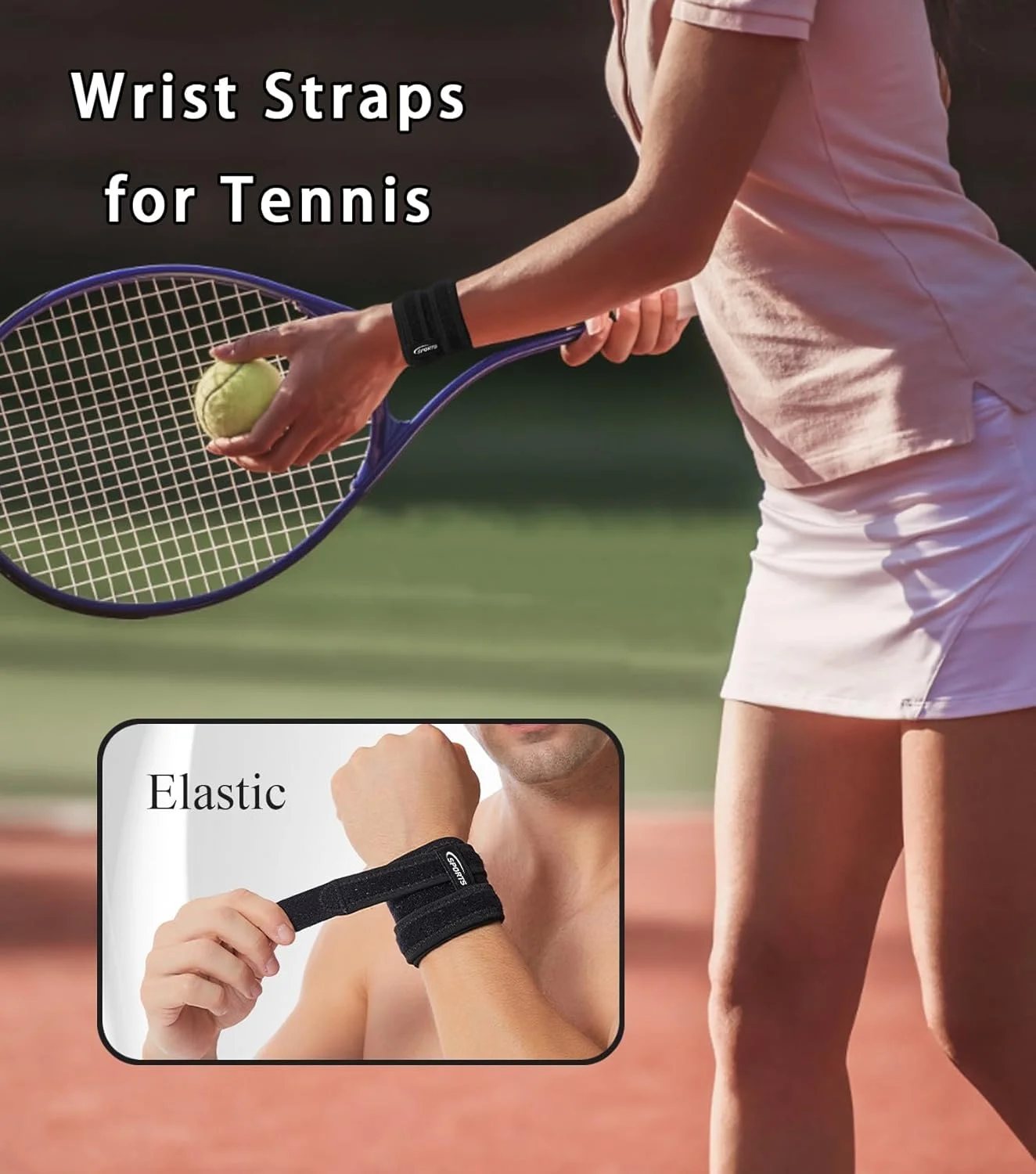 دو عدد مچ بند فشاری، مچ بند برای پارگی TFCC، مچ بند برای تاندونیت، آرتریت تونل کارپال، تسکین درد، مچ بند قابل تنظیم برای ورزش، تناسب اندام، تمرین، وزنه برداری