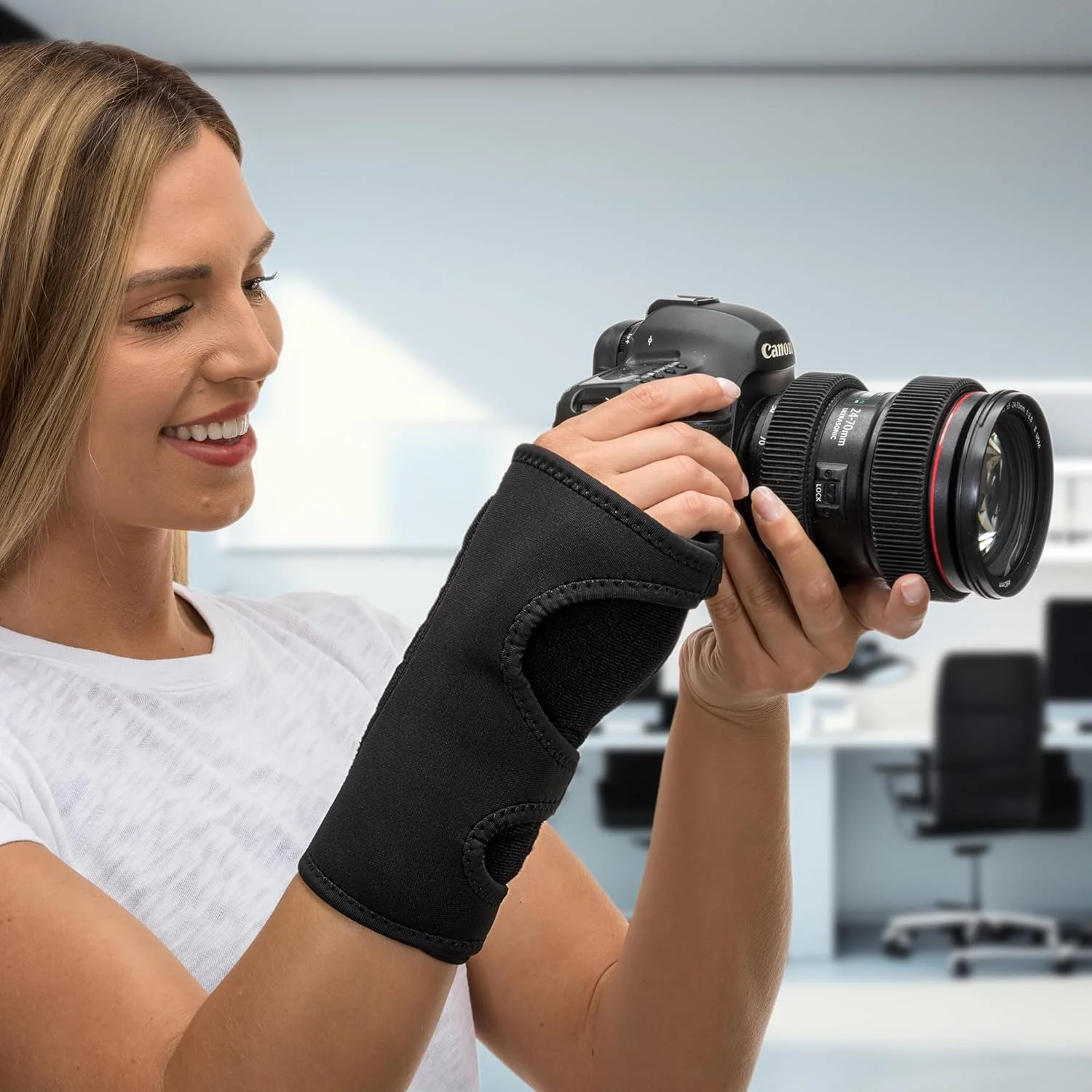 مچ بند طبی ComfyBrace برای خواب - مناسب برای هر دو دست - دارای بالشتک برای کمک به درمان سندرم تونل کارپال و تسکین درد مچ دست، (1 عدد / مچ بند شبانه، سایز آزاد) (بسته 1 عددی)