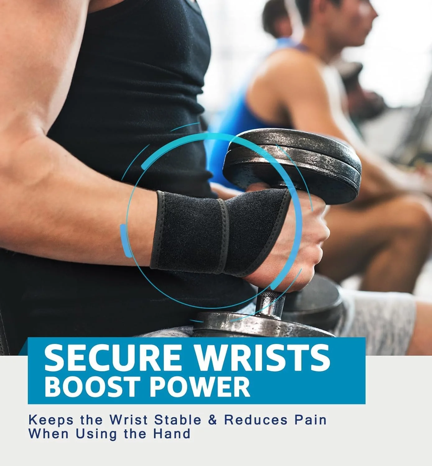 2 Pack Wrist Brace for Carpal Tunnel,Thumb Splint Wrist Support Band Adjustable Wrist Wrap