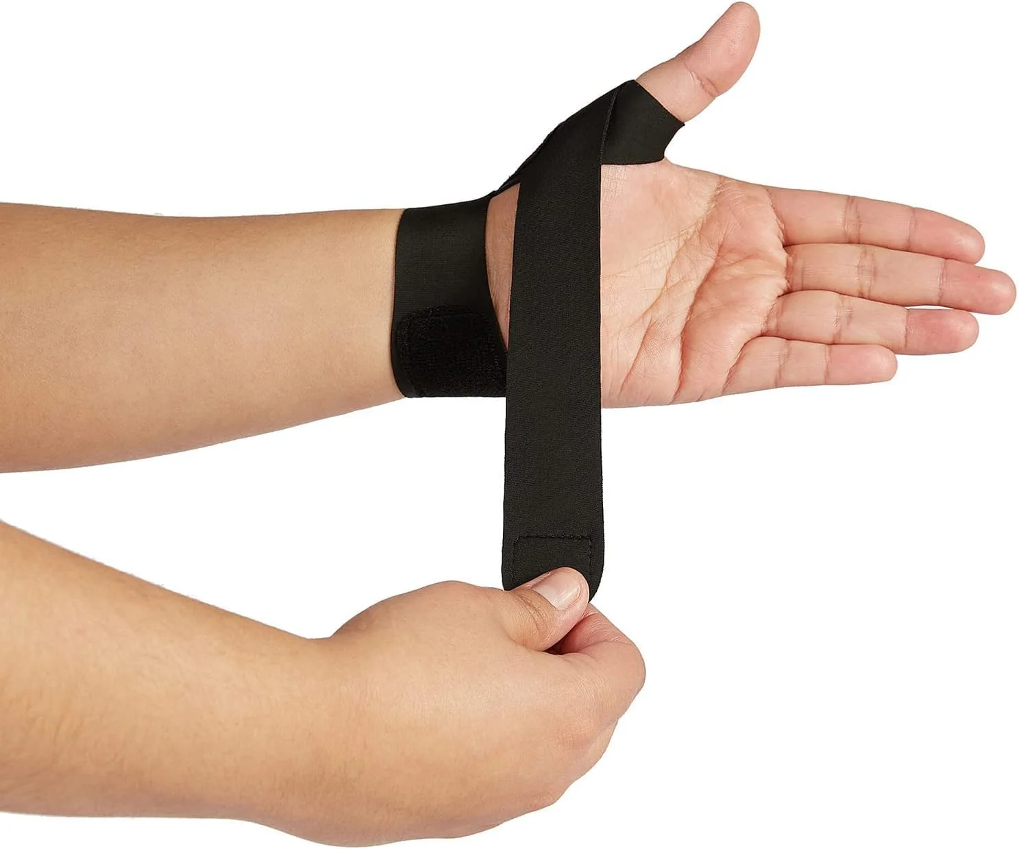 مچ بند فوق العاده نازک Azonee - نرم، تنفسی و سازگار با پوست برای سندروم تونل کارپال، آتل مچ دست برای رگ به رگ شدن، تاندونوز، تنوسینوویت (مشکی/چپ/سایز آزاد)