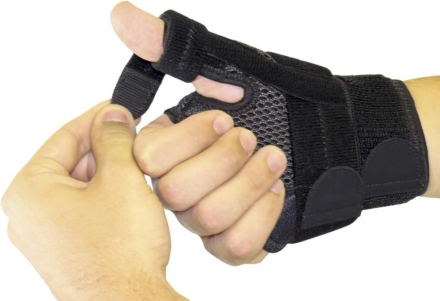 آتل انگشت شست برای آرتروز، مچ بند حمایتی انگشت شست برای درد، رگ به رگ شدن، کشیدگی، آرتروز، تونل کارپال و بی حرکت کننده انگشت ماشه ای، بند مچ دست، مناسب دست چپ یا راست