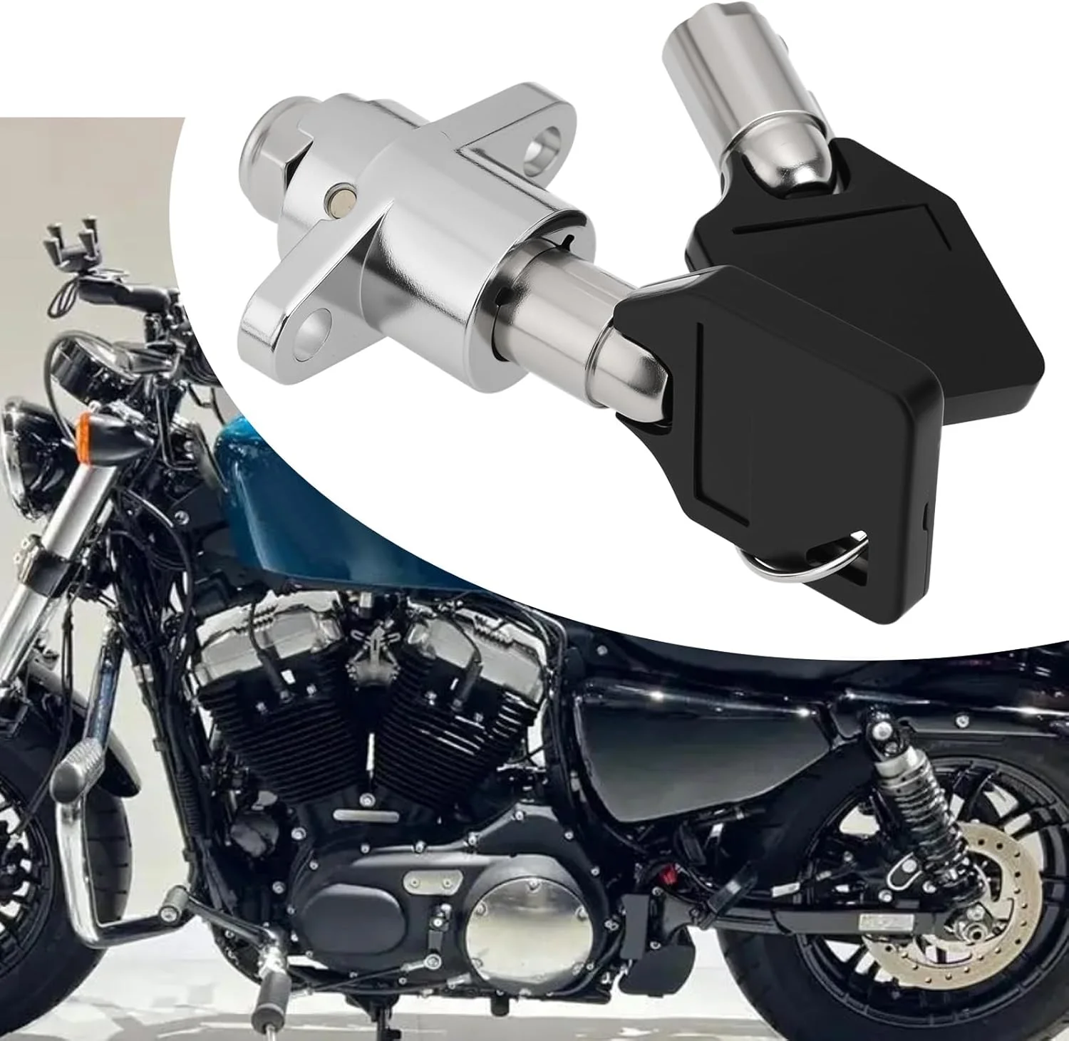 ست قفل چمدان زین اسبی 2 عددی Lord of the Tools با 2 کلید، ست قفل زین اسبی سخت سازگار با مدل های هارلی-دیویدسون تورینگ FLH/T 2014-