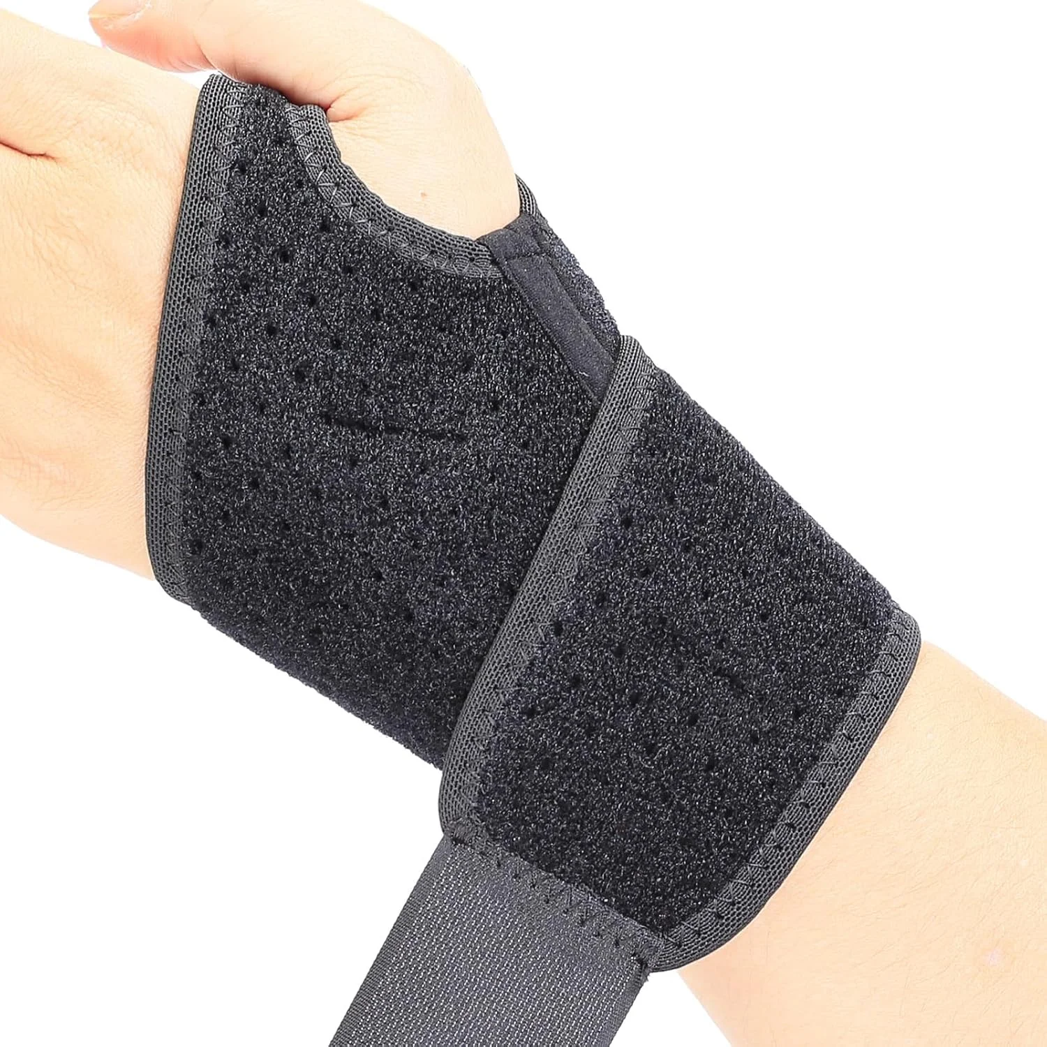 مچ بند طبی ایمی وان برای سندرم تونل کارپال، مچ بند قابل تنظیم دست چپ برای تسکین درد/آرتریت/تاندونیت/پارگی TFCC، مچ بند انعطاف پذیر و تنفسی برای تمرین/تنیس برای زنان/مردان دست چپ