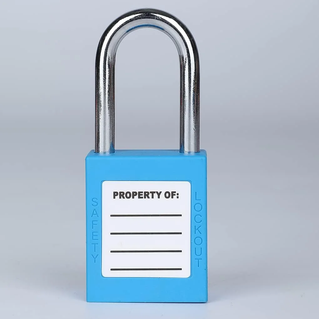 کیت قفل گذاری و برچسب گذاری 5 تکه، قفل های ایمنی بادوام، قفل های ایمن، قفل های صنعتی، آبی