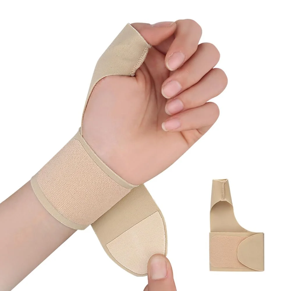 مچ بند انگشت شست برای دست چپ و راست، ارتز انگشت شست قابل تنظیم برای پشتیبانی از مفصل، و دستکش های فشاری برای تسکین درد در مردان و زنان، ایده آل برای مراقبت و راحتی مفصل انگشت شست