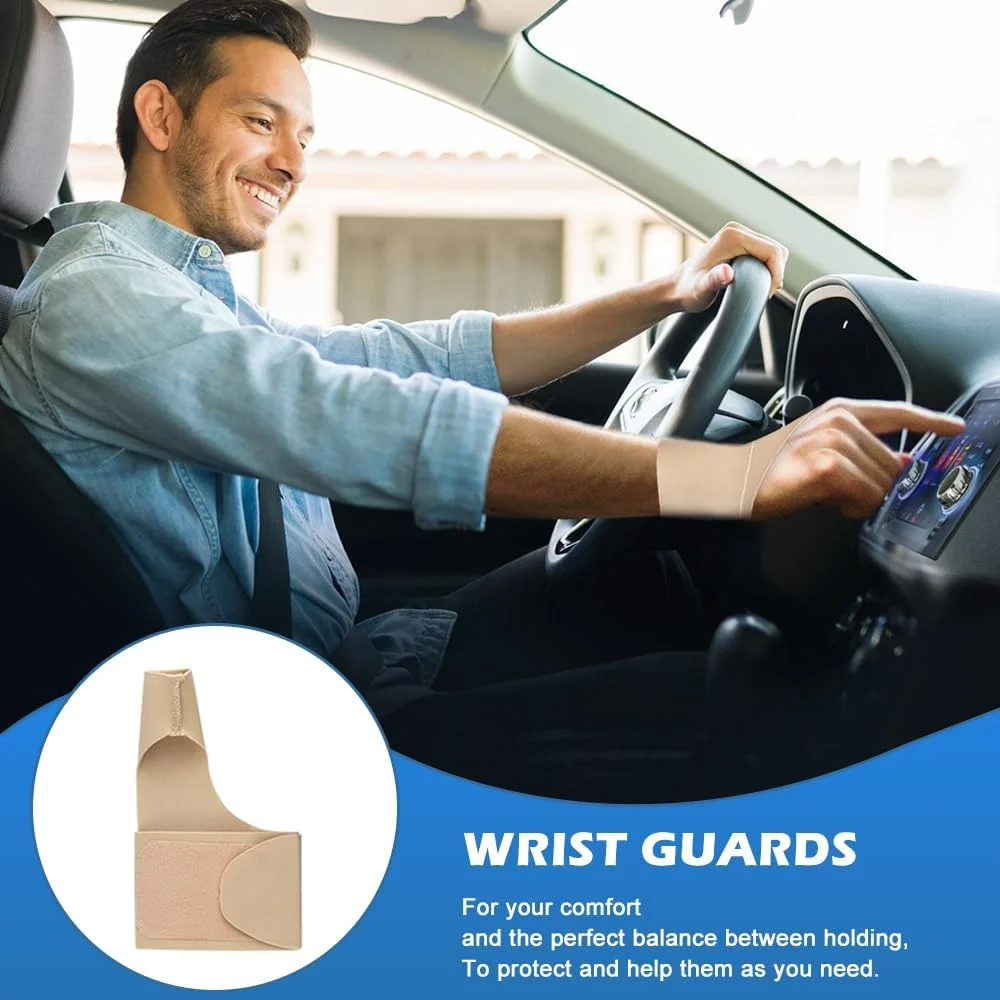 مچ بند انگشت شست برای دست چپ و راست، ارتز انگشت شست قابل تنظیم برای پشتیبانی از مفصل، و دستکش های فشاری برای تسکین درد در مردان و زنان، ایده آل برای مراقبت و راحتی مفصل انگشت شست