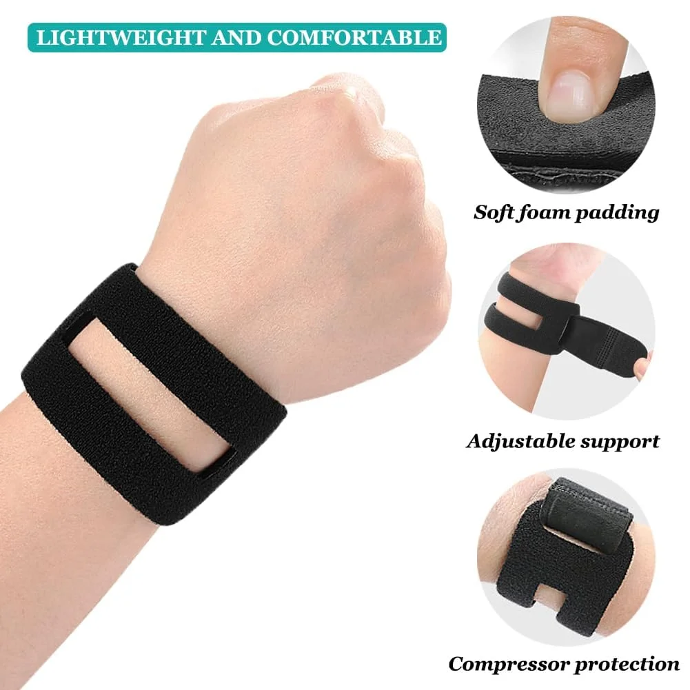 مچ بند قابل تنظیم برای آسیب های TFCC و درد مچ دست اولنار، با پد نرم برای بی ثباتی DRUJ، تسکین تونل کارپال، بهبود کشیدگی مچ دست، ورزش و تمرین، مناسب برای هر دو مچ دست (L)