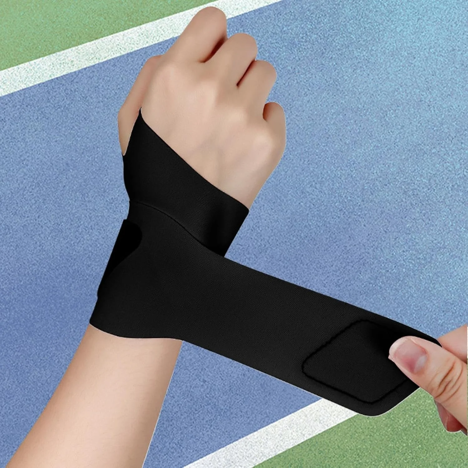 مچ بند تنیس | مچ بند محافظ بازو قابل تنظیم | لوازم جانبی چند منظوره برای پیشگیری از آسیب های ورزشی فوتبال، دوچرخه سواری، تنیس