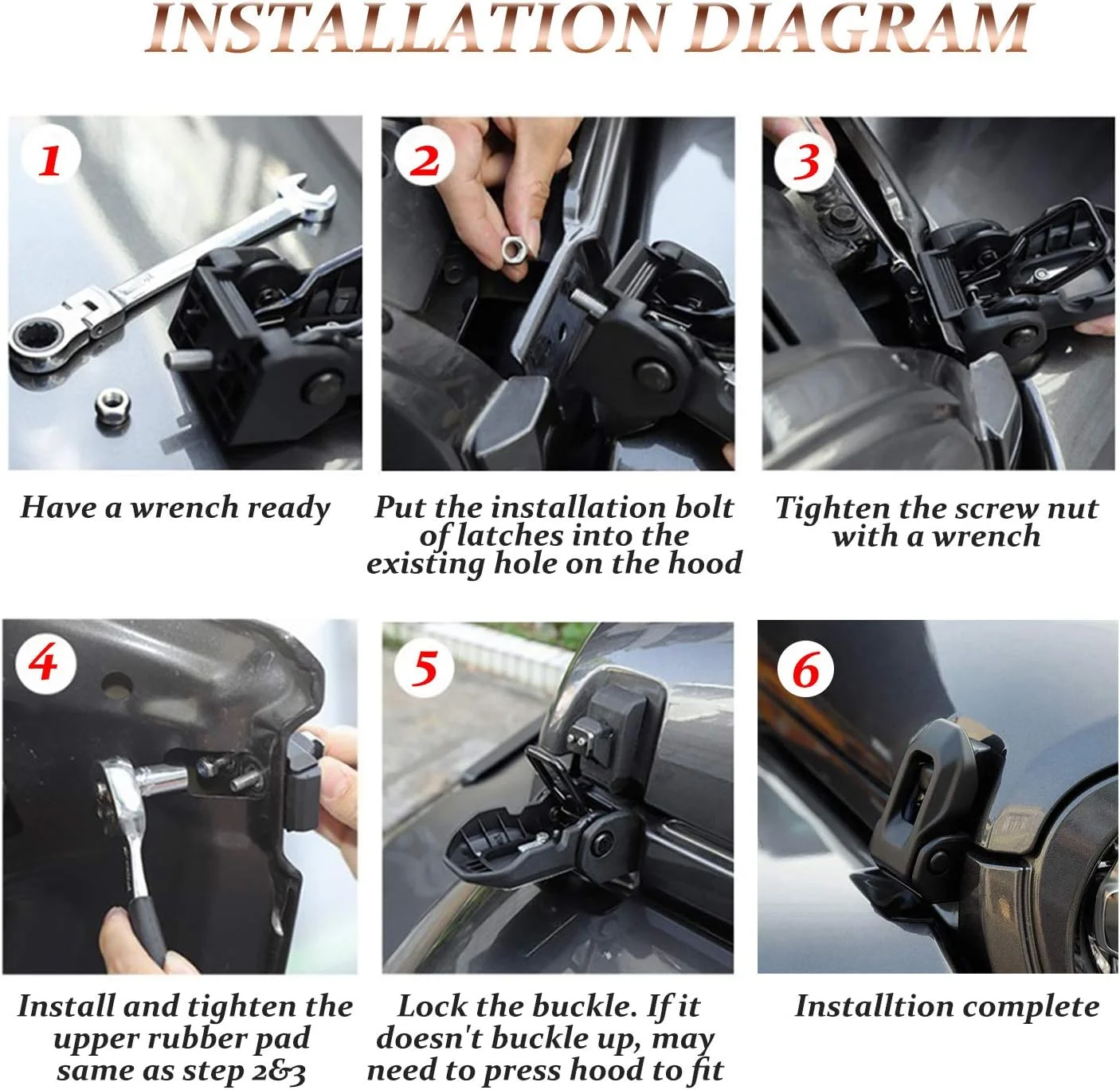 قفل کاپوت KMFCDAE JL OEM، کیت قفل اصلی کاپوت برای جیپ رانگلر JK JL و جیپ گلادیاتور JT مدل 2007-2023 (یک جفت) قفل کاپوت KMFCDAE JL OEM، کیت قفل اصلی کاپوت برای جیپ رانگلر JK JL و جیپ گلادیاتور JT مدل 2007-2023 (یک جفت)