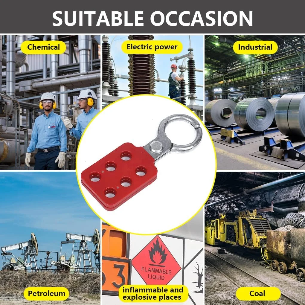 کیت قفل گذاری 10 تکه، لوازم جانبی قفل گذاری حرفه ای و بادوام، قفل های ایمن و قابل اعتماد، تجهیزات قفل گذاری با 6 سوراخ، نوع 1