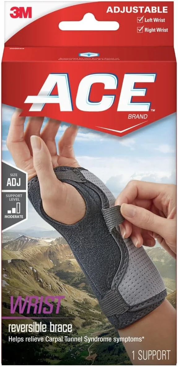 مچ بند آتل دار دو طرفه ACE+ ACE-209623، سایز Free، مشکی