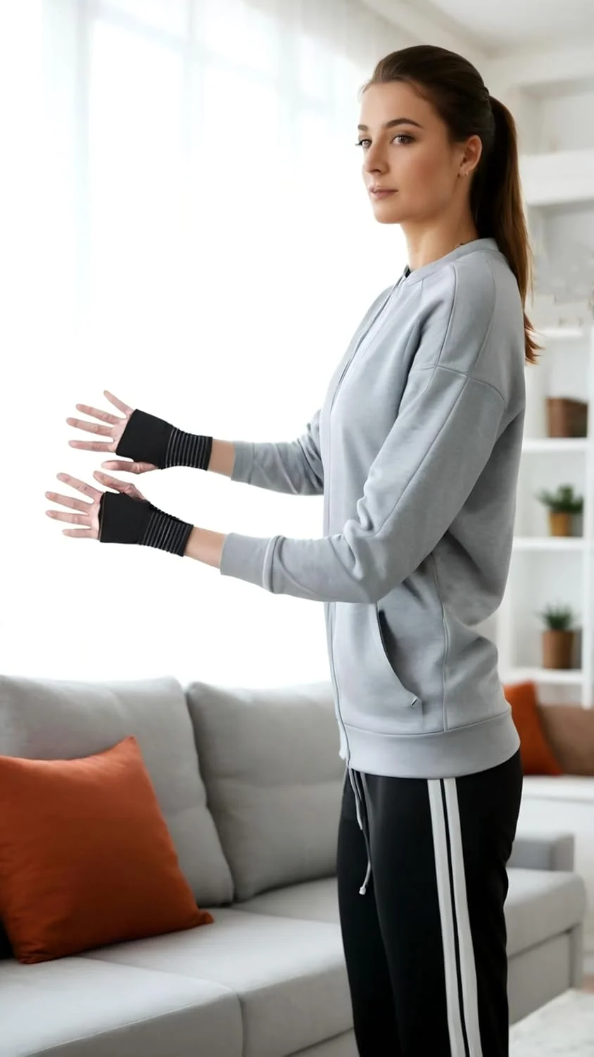 مچ بند قابل تنظیم سوییت سون، بسته 2 عددی، با بند برای آقایان و بانوان - تسکین درد و تاندونیت، پشتیبانی از فعالیت های ورزشی - دست چپ و راست - طراحی مشکی الاستیک مچ بند قابل تنظیم سوییت سون، بسته 2 عددی، با بند برای آقایان و بانوان - تسکین درد و تاندونیت، پشتیبانی از فعالیت های ورزشی - دست چپ و راست - طراحی مشکی الاستیک