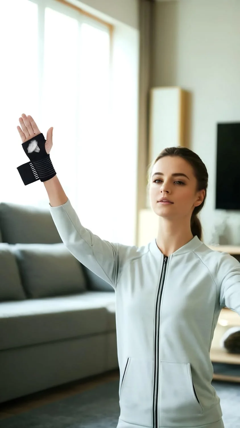 مچ بند قابل تنظیم سوییت سون، بسته 2 عددی، با بند برای آقایان و بانوان - تسکین درد و تاندونیت، پشتیبانی از فعالیت های ورزشی - دست چپ و راست - طراحی مشکی الاستیک مچ بند قابل تنظیم سوییت سون، بسته 2 عددی، با بند برای آقایان و بانوان - تسکین درد و تاندونیت، پشتیبانی از فعالیت های ورزشی - دست چپ و راست - طراحی مشکی الاستیک