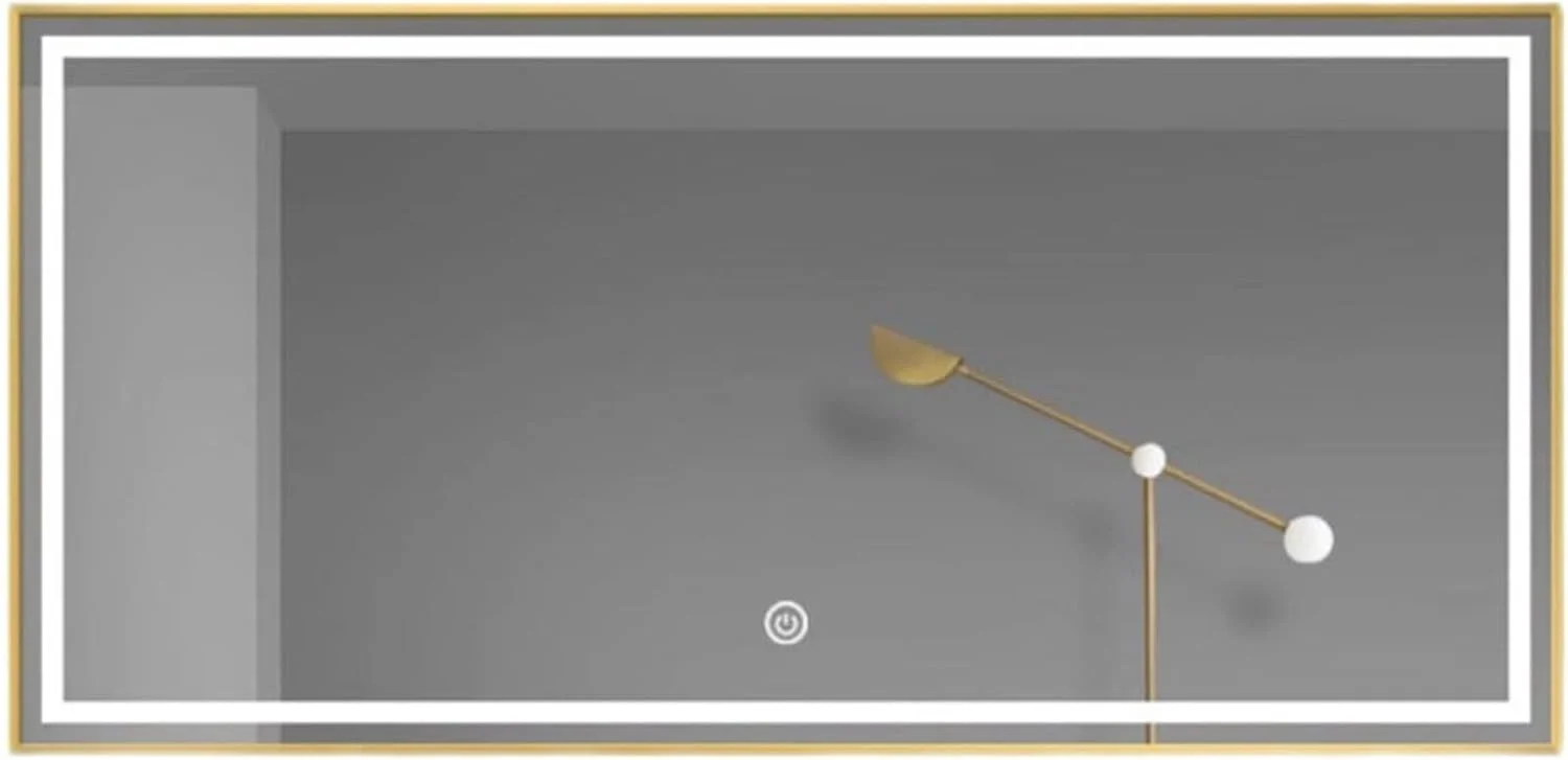 ZKSKOX Mirror for bathroom Large Bathroom Mirror Led Light Frameless Big Bathroom Mirror Cosmetic Full Length