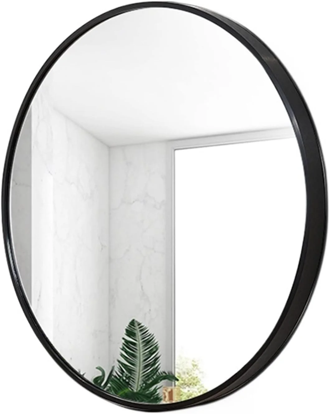 آینه حمام YYVVBBF، آینه بزرگ آرایشی، آینه دوش، آینه گرد بزرگ خودچسب حمام، آینه دیواری دوش (Hortel)