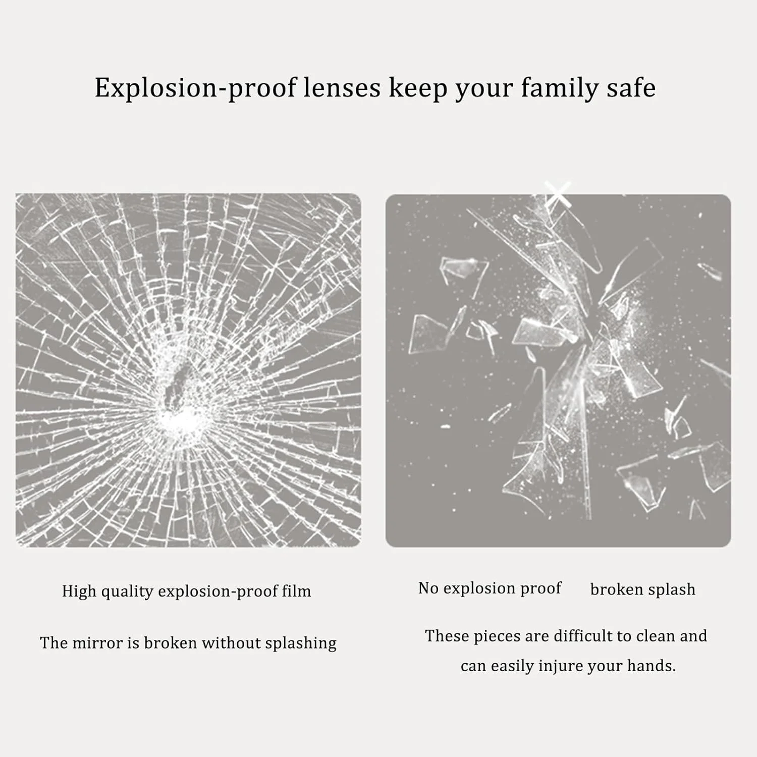 آینه حمام LED مدل YHWKGZ، آینه ضد بخار روشویی دیواری، آینه های حمام با حسگر لمسی، 3 رنگ، آینه آرایشی، آینه های گرد برای دکور دیوار (اندازه: 90x90 سانتی متر / 35.4x35.4 اینچ)