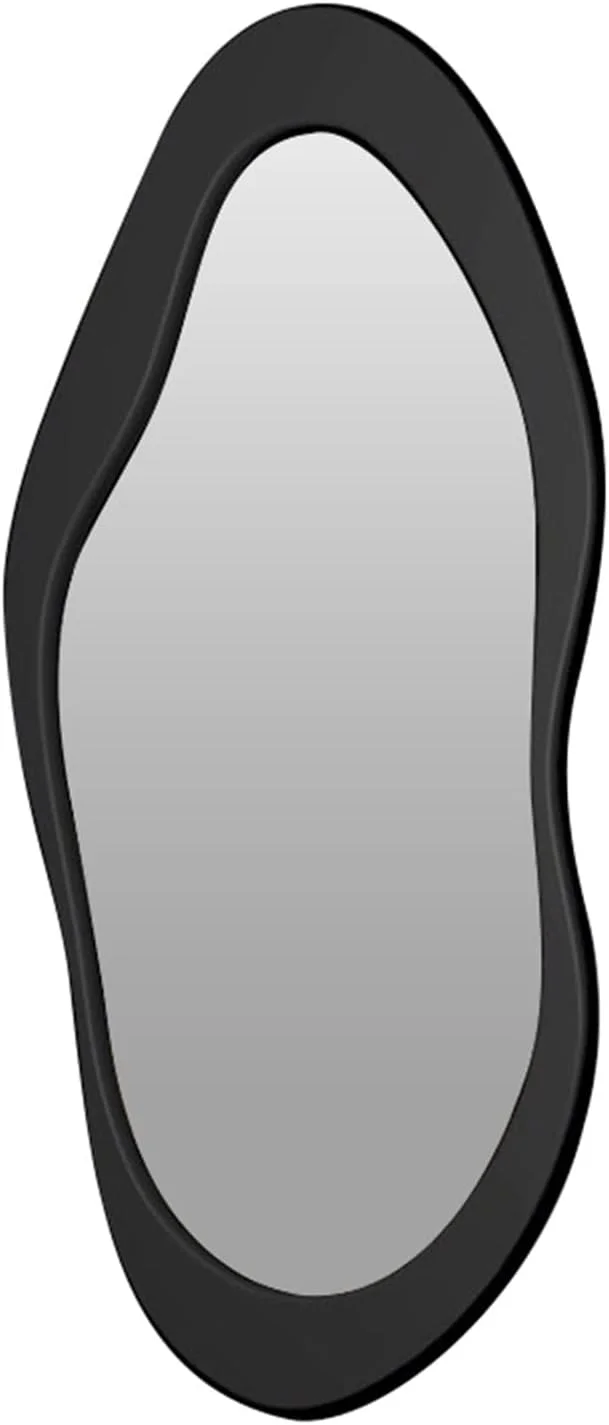 آینه حمام YHUAEE، آینه دیواری، آینه مشکی با کیفیت برای دکوراسیون اتاق نشیمن (Hortel)