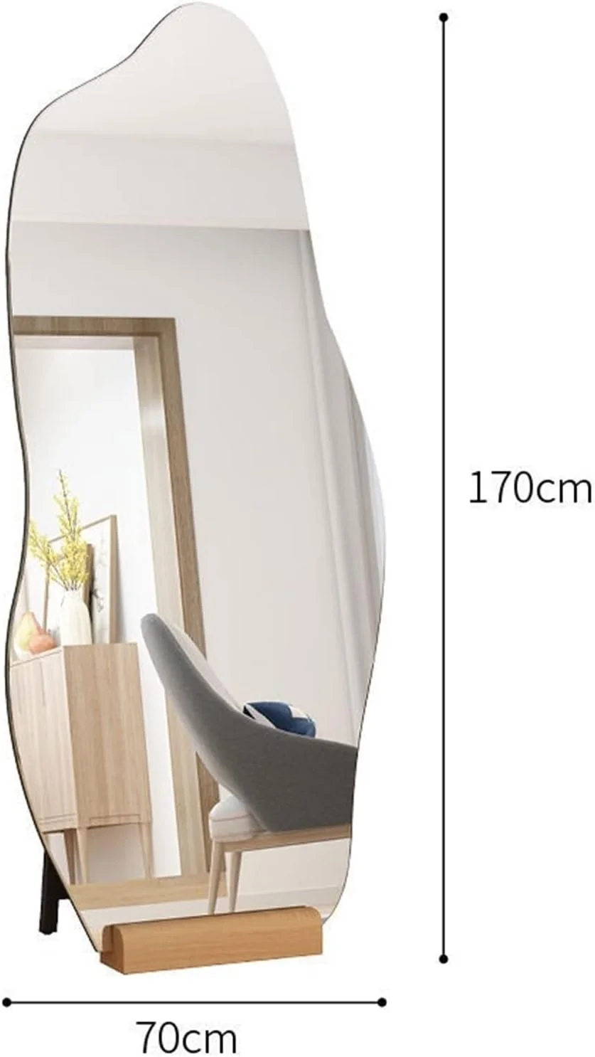 آینه حمام YHUAEE، آینه های قدی مناسب برای حمام، بزرگ، هوشمند، مستطیلی بزرگ، آینه های حمام نورانی، آینه تمام قد Spiegel، حمام هوشمند