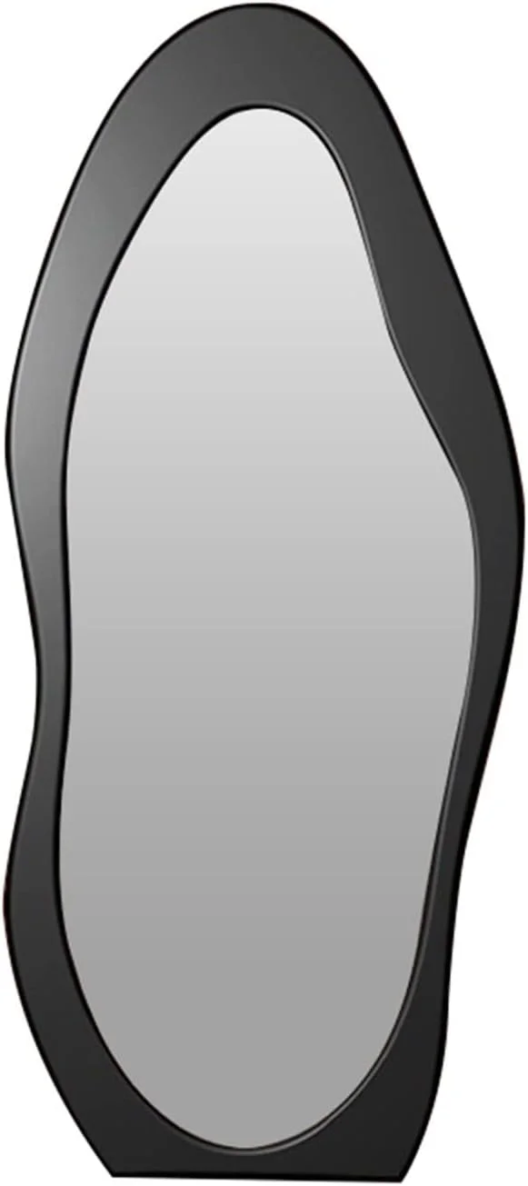 آینه حمام YHUAEE، آینه دیواری، آینه مشکی با کیفیت برای دکوراسیون اتاق نشیمن (Hortel)