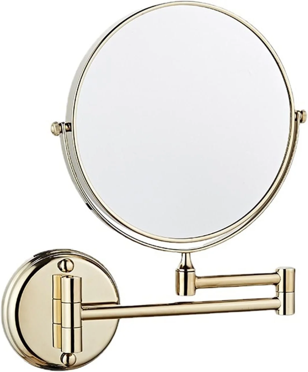 آینه حمام YHUAEE گرد، آینه های دوش حمام، آینه مشکی اصلاح موی نصب شده روی دیوار کابینت حمام، تزئینی دخترانه