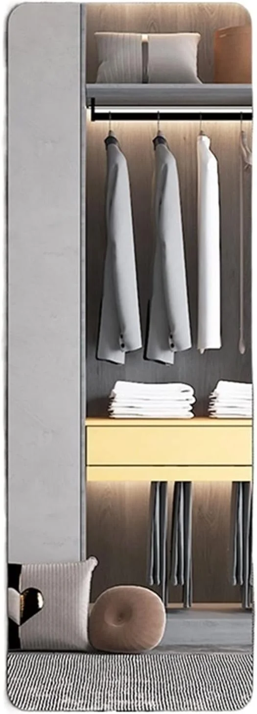 آینه حمام YHUAEE، آینه آرایش، آینه تمام قد، آینه جمع و جور، لوازم حمام