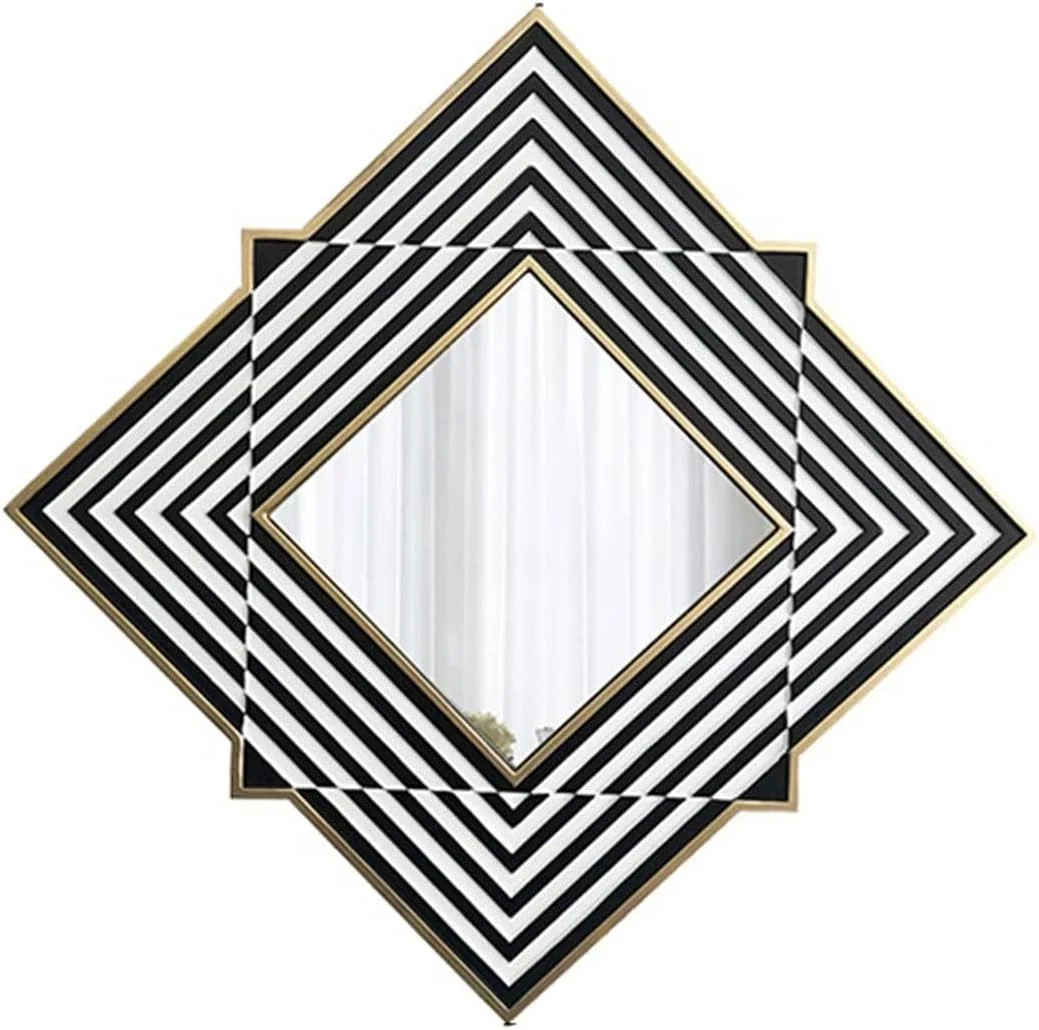 آینه حمام YHUAEE، آینه نامنظم حمام، آینه بزرگ توالت، آینه آرایشی رومیزی زیبا