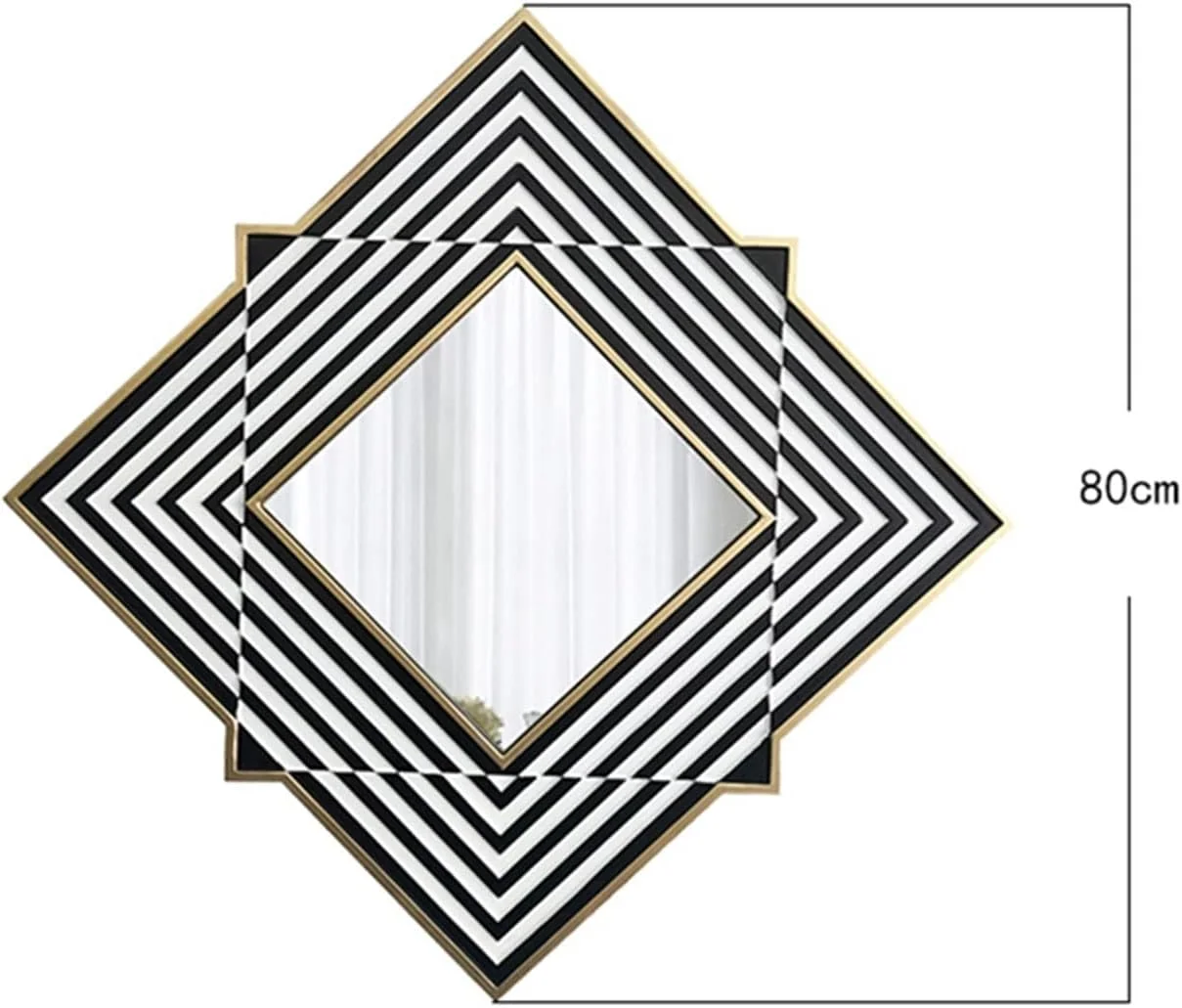 آینه حمام YHUAEE، آینه نامنظم حمام، آینه بزرگ توالت، آینه آرایشی رومیزی زیبا