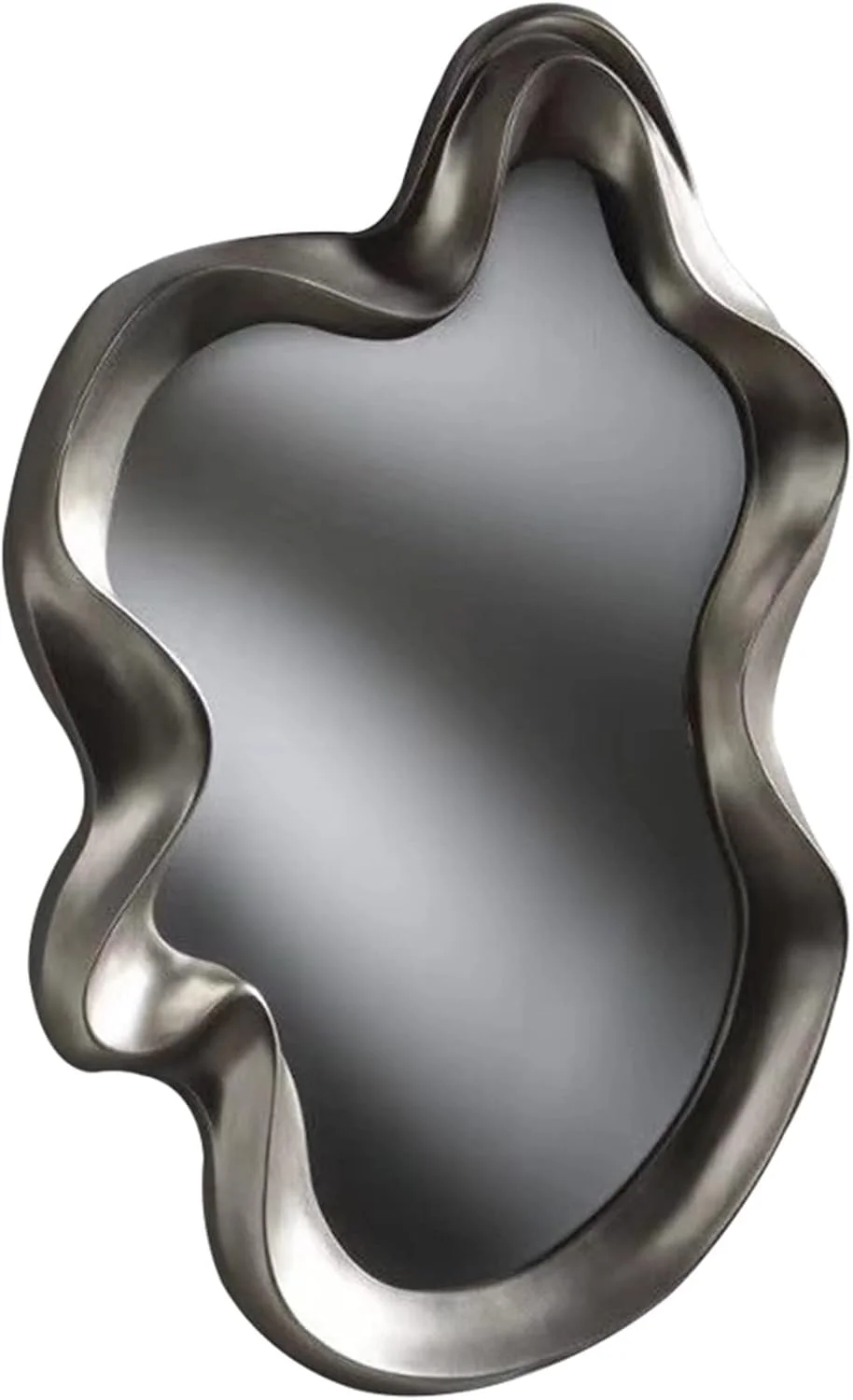 آینه حمام YHUAEE نامنظم آرایشی دوش آینه بدن بزرگ لوازم آرایشی رومیزی آینه دیواری بزرگنما