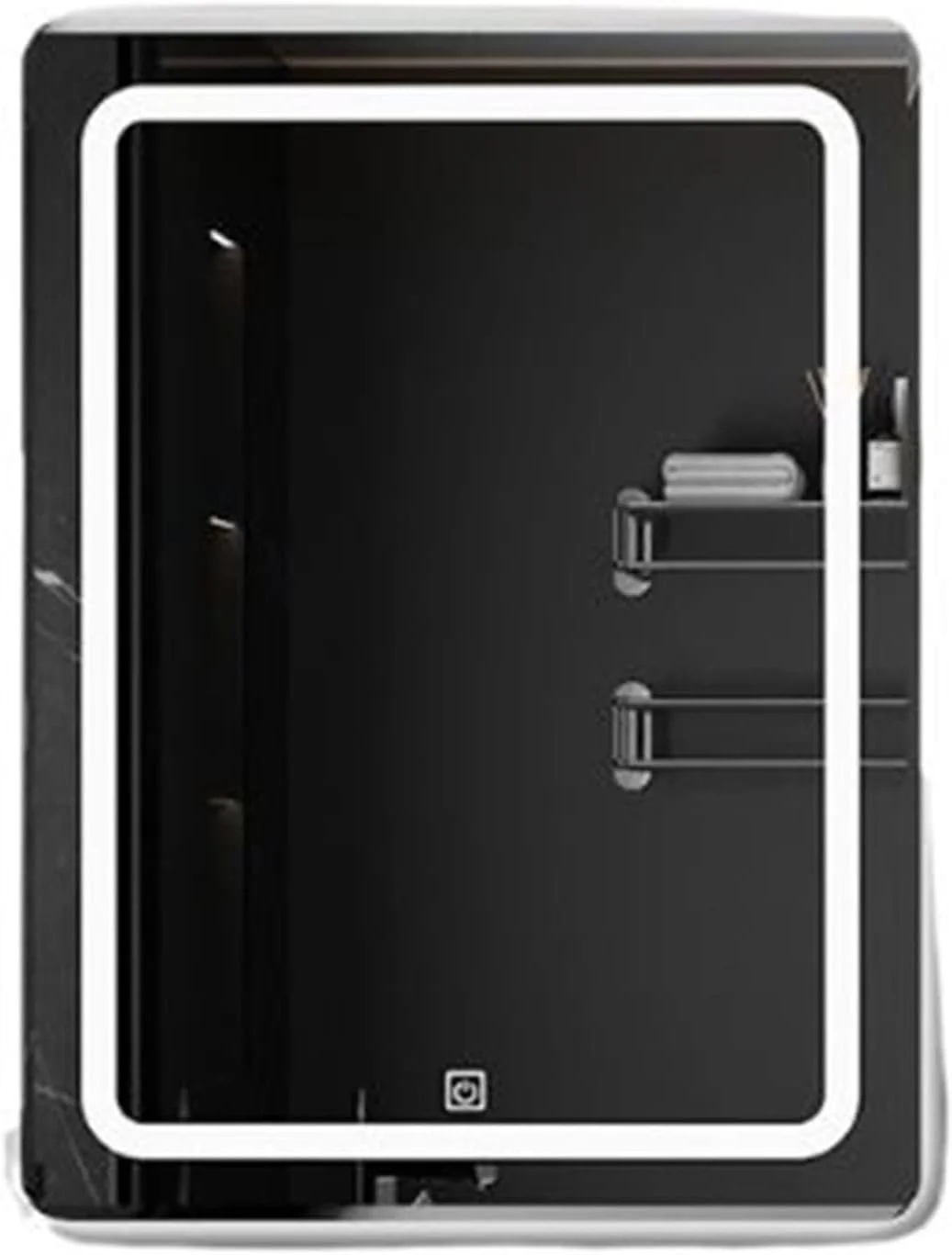 آینه حمام YHUAEE آینه آرایشی آویز گرد بزرگ شفاف دیواری