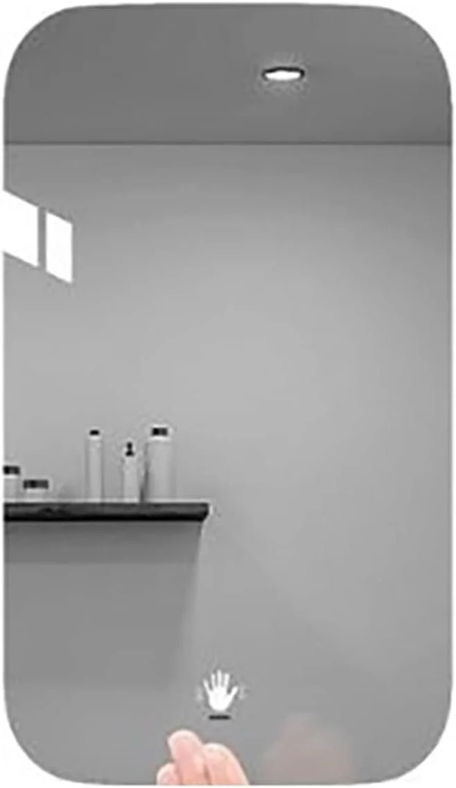 آینه حمام YHUAEE، آینه آرایشی هوشمند، ضد بخار، دارای نور پس زمینه، آینه گریم لمسی، مناسب برای میز آرایش