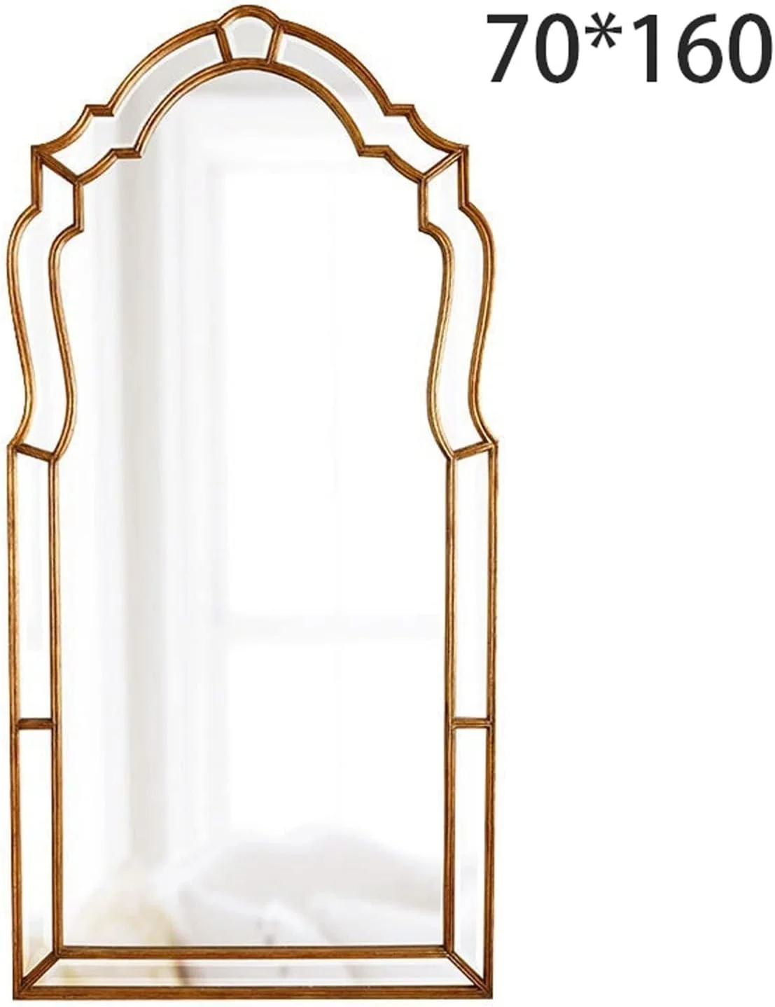 آینه قدی YHUAEE مناسب حمام، فروشگاه لباس، اتاق پرو، آینه آرایش فرانسوی