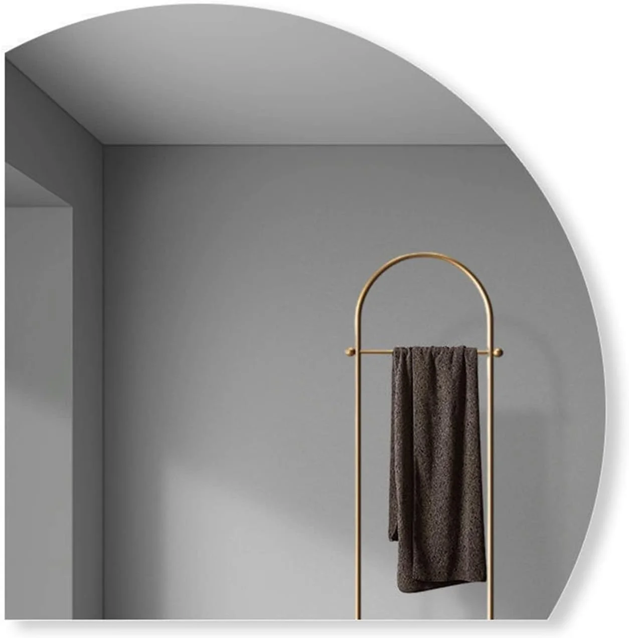 آینه حمام YHUAEE، آینه تزئینی حمام، کابینت آینه حمام دیواری، آینه آرایش دوش، آینه بزرگنمایی