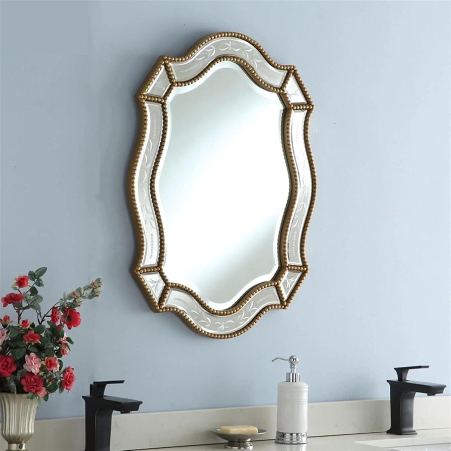 آینه حمام YHUAEE آینه تزئینی حمام آینه رومیزی اتاق خواب دکوراسیون دیوار آینه سفارشی آینه حمام YHUAEE آینه تزئینی حمام آینه رومیزی اتاق خواب دکوراسیون دیوار آینه سفارشی