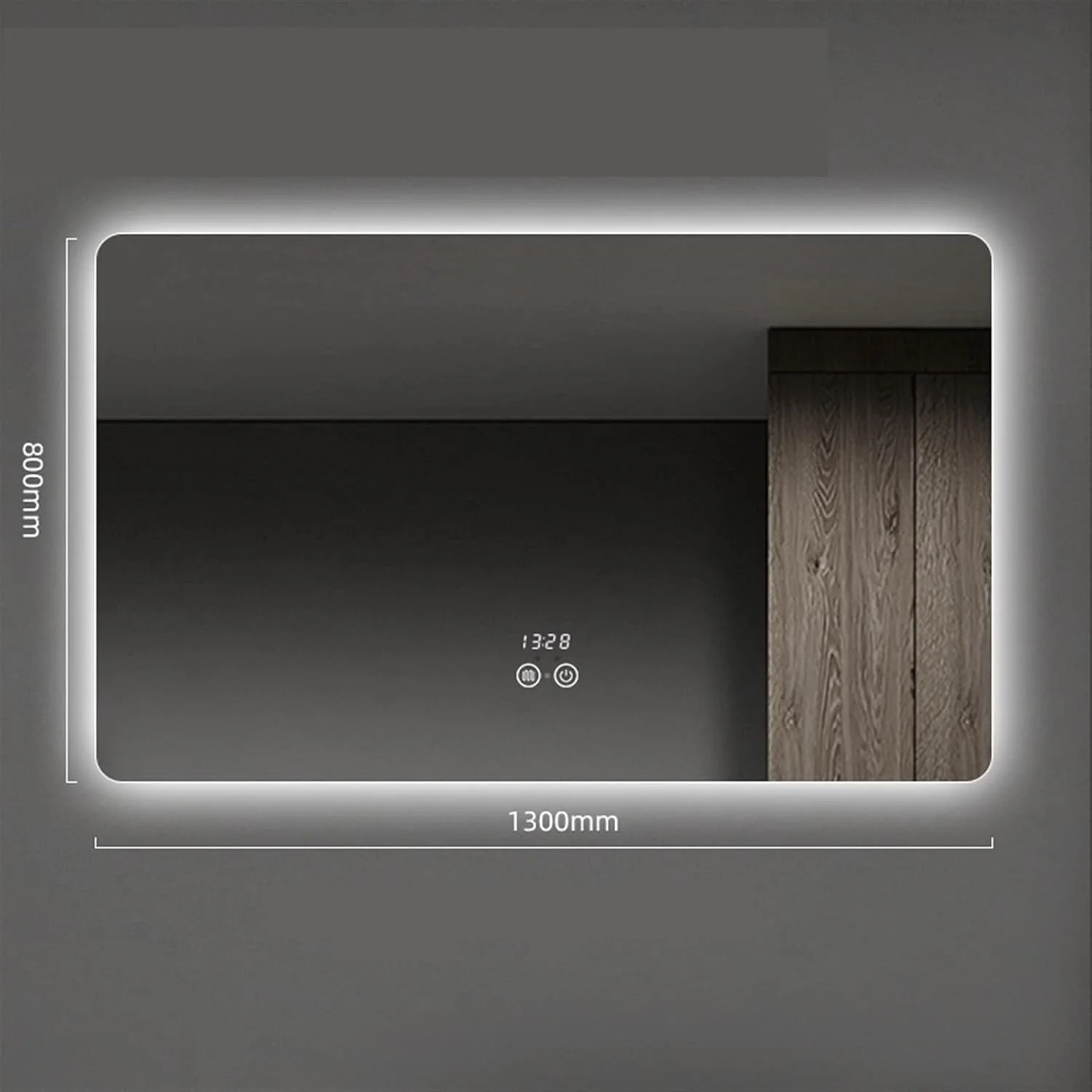 آینه حمام YHUAEE، آینه قدی بزرگ و زیبا برای دوش، مناسب آرایش و روشنایی پس زمینه، لوازم حمام آینه حمام YHUAEE، آینه قدی بزرگ و زیبا برای دوش، مناسب آرایش و روشنایی پس زمینه، لوازم حمام