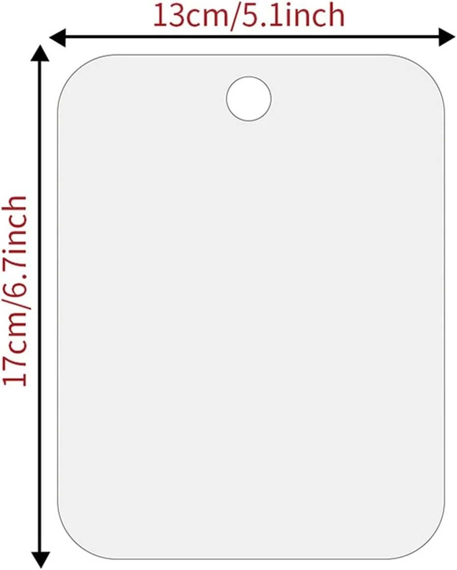 آینه ضد بخار WRFTTCRR مناسب اصلاح صورت، قابل حمل و ضد آب، مناسب حمام و مسافرت به همراه مکنده دیواری