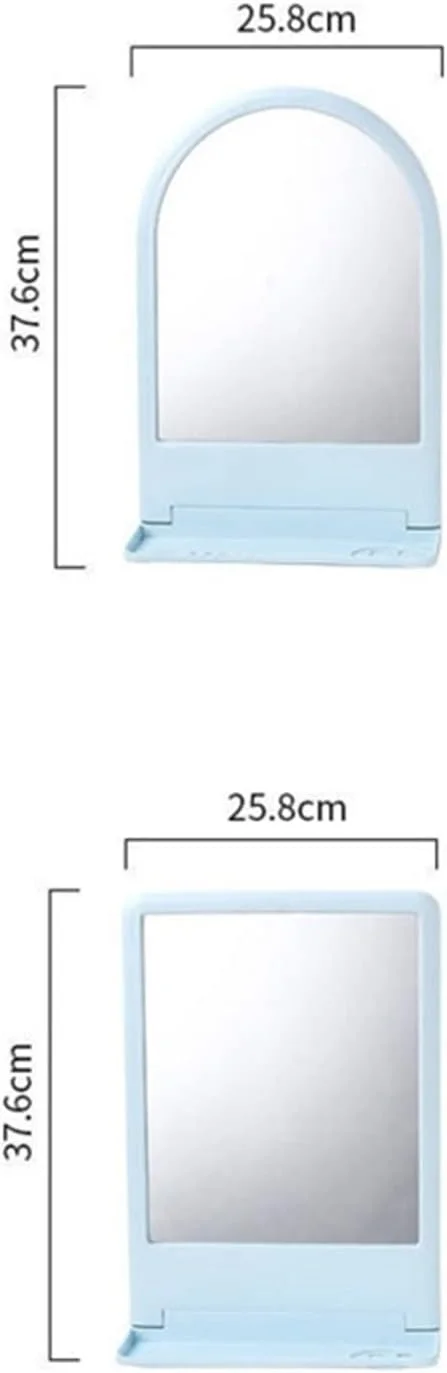 آینه حمام WRFTTCRR، آینه آرایش دیواری غیر متخلخل حمام، آینه حمام اتاق خواب، آینه روشویی حمام (Hortel)