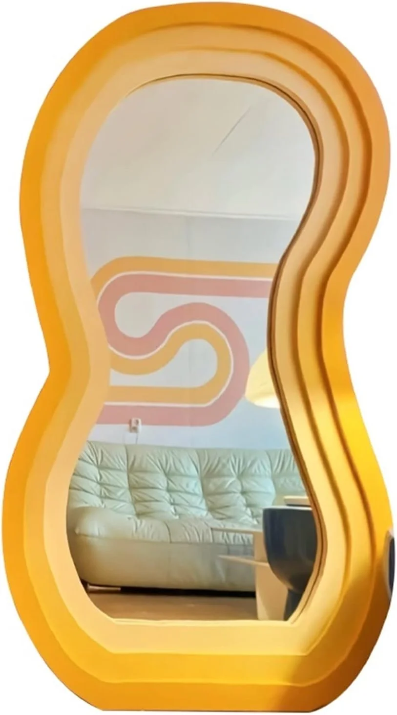 آینه حمام WRFTTCRR، بلوک های آینه ای، قاب تزئینی حمام، آینه تمام قد بزرگ