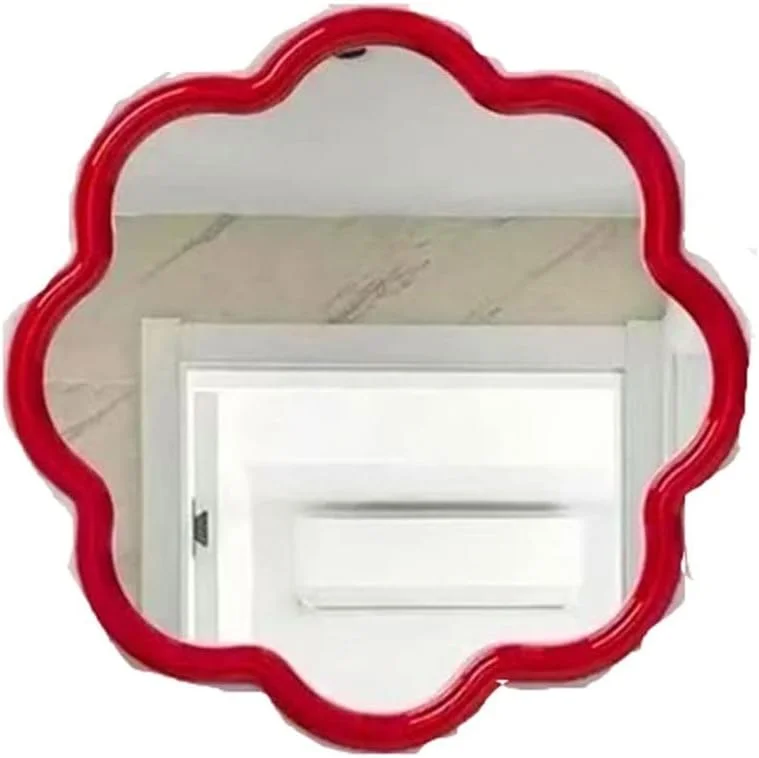 آینه حمام WRFTTCRR، آینه گرد آرایشی، تمام قد، مناسب دوش، بزرگ، زیبا، مناسب میز، اصلاح و توالت