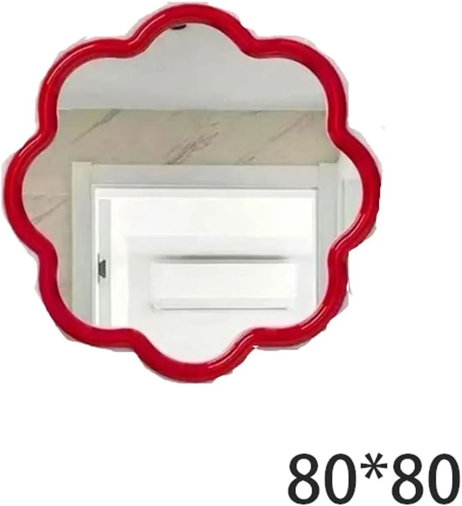 آینه حمام WRFTTCRR، آینه گرد آرایشی، تمام قد، مناسب دوش، بزرگ، زیبا، مناسب میز، اصلاح و توالت