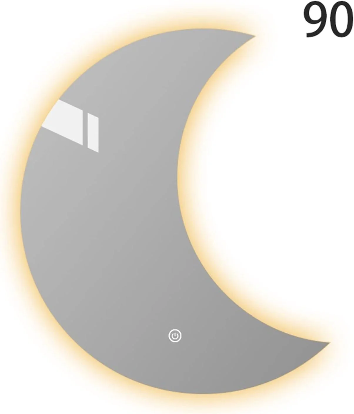 آینه حمام WRFTTCRR، آینه دوش، آینه آویز بدون بخار، آینه آرایش نامنظم، لوازم جانبی زیبای حمام