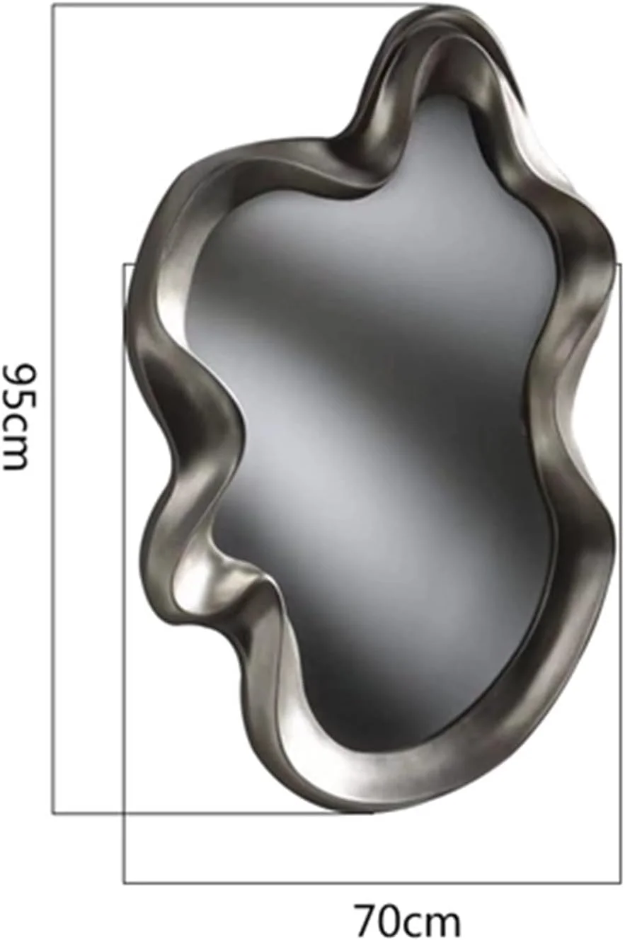 آینه حمام WRFTTCRR، آینه آرایشی نامنظم، آینه دوش، آینه قدی بزرگ، آینه رومیزی آرایشی، آینه دیواری ذره‌بینی