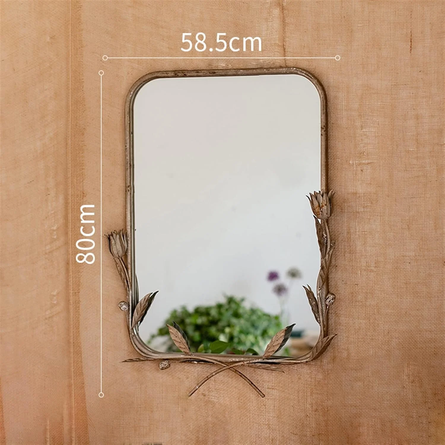 آینه حمام WRFTTCRR آینه های دیواری تزئینی اتاق خواب آینه بزرگ حمام دکوراسیون اتاق نشیمن