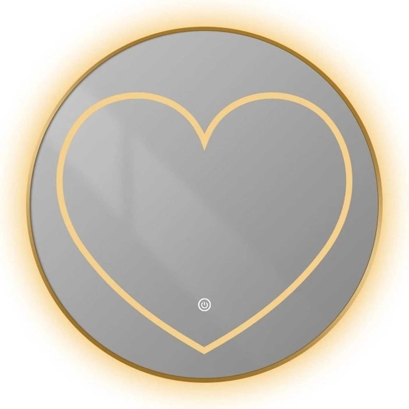 آینه حمام WRFTTCRR، آینه هوشمند و زیبا برای حمام، آینه قلبی مناسب توالت، دیوار، دوش، آینه آرایشگری و میکاپ آینه حمام WRFTTCRR، آینه هوشمند و زیبا برای حمام، آینه قلبی مناسب توالت، دیوار، دوش، آینه آرایشگری و میکاپ