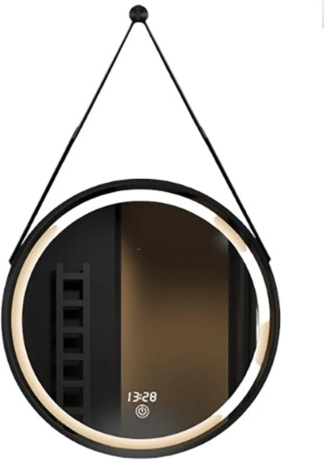 آینه حمام WMGSDWB قاب طلایی آینه گرد کلید لمسی آینه حمام توالت آرایش تزئینی LED آینه حمام WMGSDWB قاب طلایی آینه گرد کلید لمسی آینه حمام توالت آرایش تزئینی LED