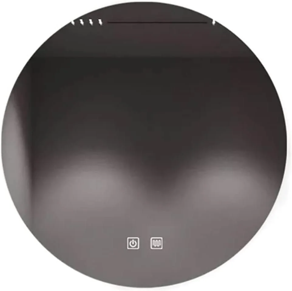 آینه حمام WMGSDWB LED هوشمند بدون قاب نقره ای گرد با نور پس زمینه سه رنگ آینه حمام WMGSDWB LED هوشمند بدون قاب نقره ای گرد با نور پس زمینه سه رنگ