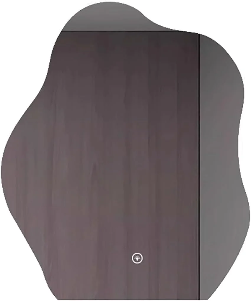 آینه روشویی ال ای دی با نور پس زمینه، آینه حمام بدون قاب با نور نامنظم، آینه آرایشی شکل دار تزئینی برای اتاق نشیمن، حمام، اتاق خواب، ورودی دیوار آینه روشویی ال ای دی با نور پس زمینه، آینه حمام بدون قاب با نور نامنظم، آینه آرایشی شکل دار تزئینی برای اتاق نشیمن، حمام، اتاق خواب، ورودی دیوار